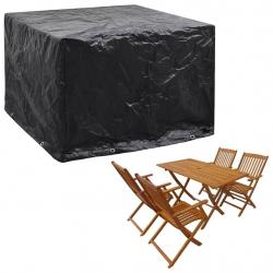 Housse de salon de jardin 8 oeillets 122x112x98 cm alsavelo