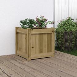 Jardinière 40x40x40 cm bois de pin imprégné alsavelo