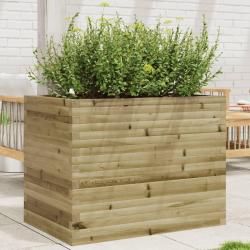 Jardinière 90x60x68,5 cm bois de pin imprégné alsavelo