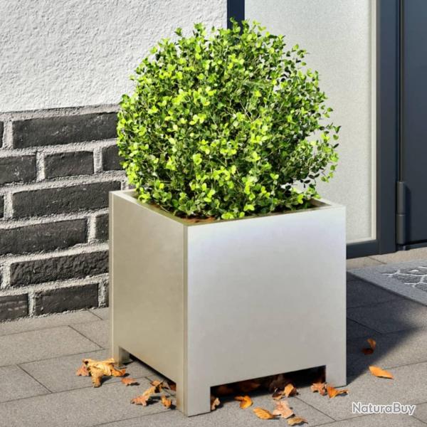 Jardinire 30x30x30 cm acier inoxydable alsavelo