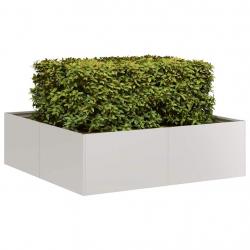 Jardinière 100x100x30 cm acier inoxydable alsavelo