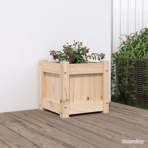 Jardinire 31x31x31 cm bois de pin massif alsavelo