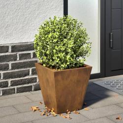 Jardinière 30x30x30 cm acier résistant aux intempéries alsavelo