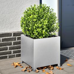 Jardinière 40x40x40 cm acier inoxydable alsavelo