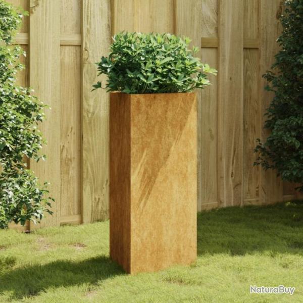 Jardinire 40x34,5x75 cm acier corten alsavelo