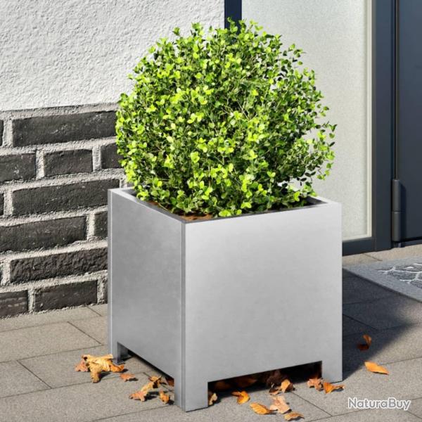 Jardinire 30x30x30 cm acier galvanis alsavelo