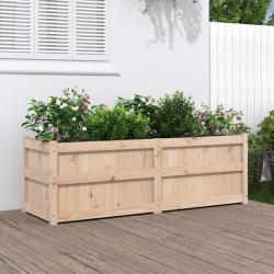 Jardinière 150x50x50 cm bois de pin massif alsavelo