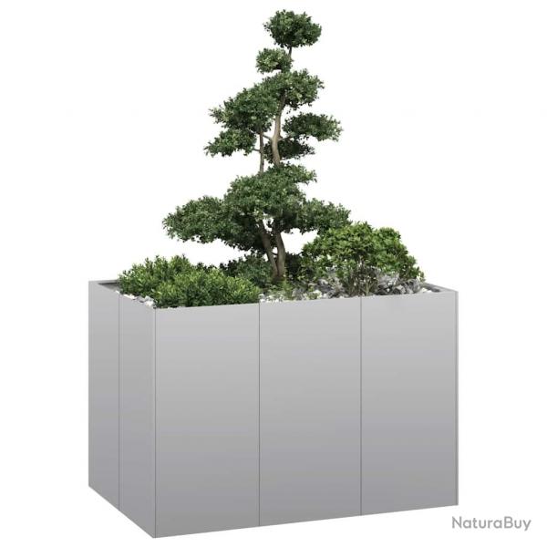 Jardinire 120x80x80 cm acier galvanis alsavelo