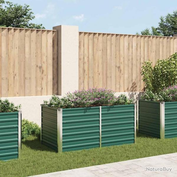 Jardinire 160 x 80 x 77 cm Acier galvanis Vert alsavelo
