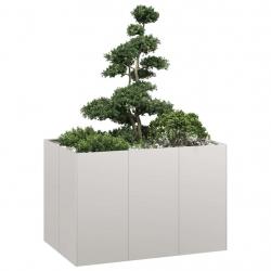Jardinière 120x80x80 cm acier inoxydable alsavelo