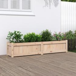 Jardinière 150x31x31 cm bois de pin massif alsavelo