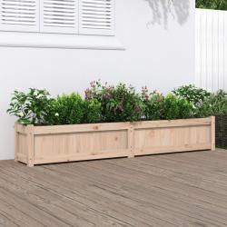 Jardinière 180x31x31 cm bois de pin massif alsavelo