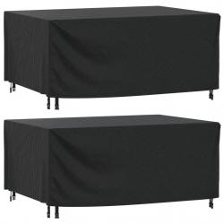Housses de salon de jardin 2 pcs 172x113x73 cm imperméable 420D alsavelo