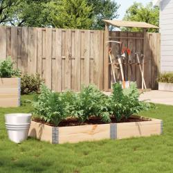 Jardinière 150x100 cm bois de pin massif alsavelo