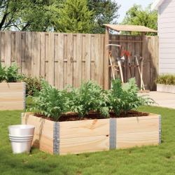 Jardinière 150x100 cm bois de pin massif alsavelo