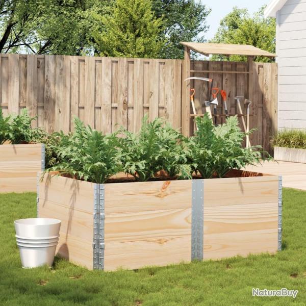 Jardinire 150x100 cm bois de pin massif alsavelo