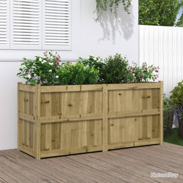 Jardinire 150x50x70 cm bois de pin imprgn alsavelo