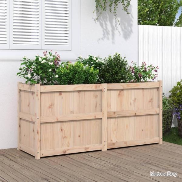 Jardinire 150x50x70 cm bois de pin massif alsavelo