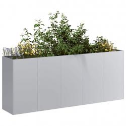 Jardinière 200x40x80 cm acier galvanisé alsavelo