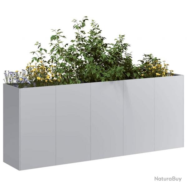 Jardinire 200x40x80 cm acier galvanis alsavelo