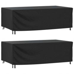 Housses de salon de jardin 2 pcs 229x113x73 cm imperméable 420D