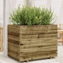 Jardinière 90x60x72 cm bois de pin imprégné alsavelo