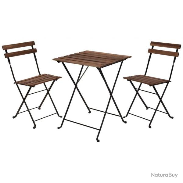 ProGarden bistro 3 pcs Noir alsavelo