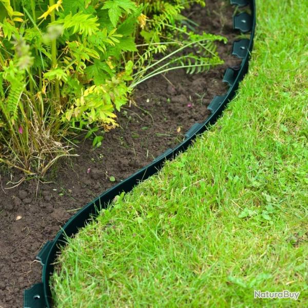 Bordure de jardin 5 cm x 10 m Vert alsavelo