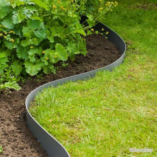 Bordure de jardin 15 cm x 40 m 3 mm Gris alsavelo
