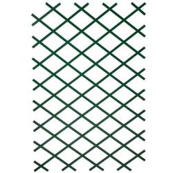 Palissade de jardin 100 x 200 cm PVC Vert alsavelo