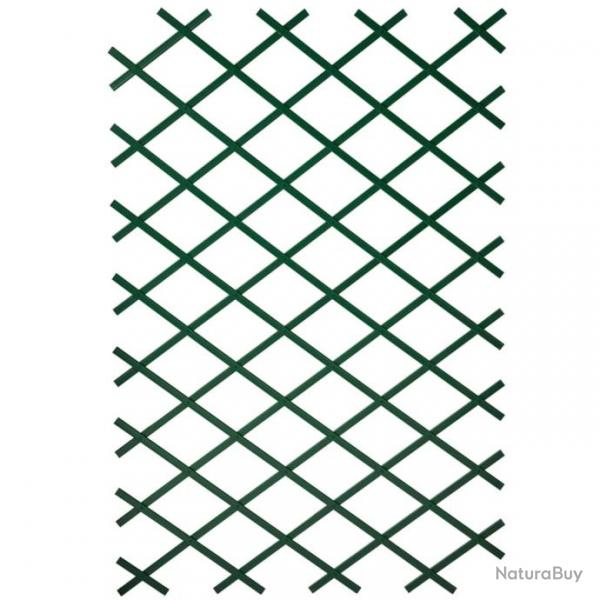 Palissade de jardin 100 x 200 cm PVC Vert alsavelo