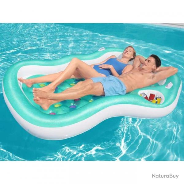 Salon de piscine Double Designer 224x174 cm alsavelo