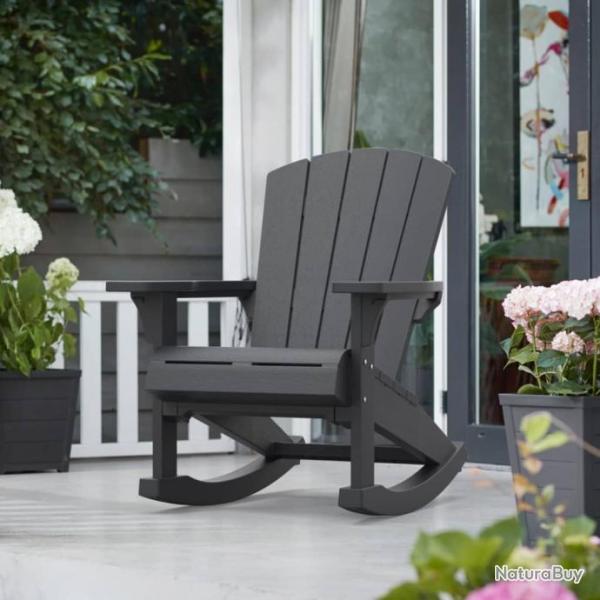 Keter Chaise  bascule Adirondack Troy Graphite