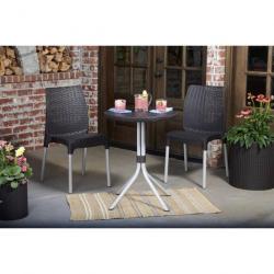 Keter Jeu de bistro Chelsea Graphite 223562