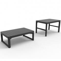 Keter Table de jardin Lyon Graphite 232300 alsavelo