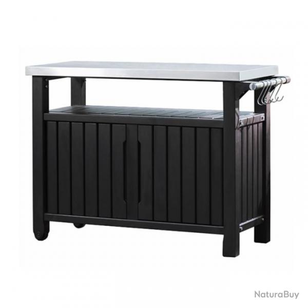 Keter Table d'extrieur multifonctionnelle de barbecue Unity XL