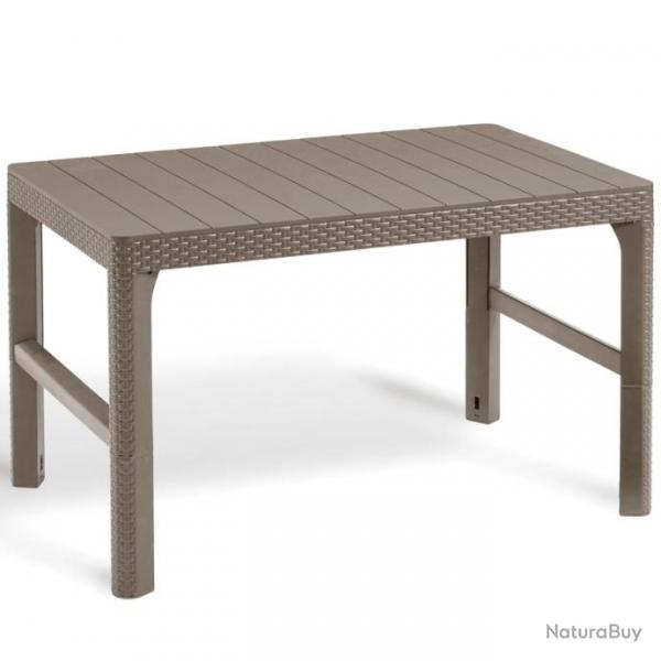 Keter Table de jardin Lyon Cappuccino alsavelo