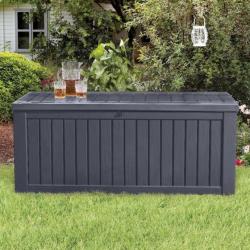 Keter Boîte de rangement de jardin Rockwood 570 L Anthracite alsavelo