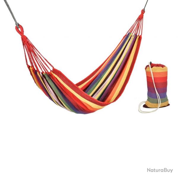 HI Hamac pour 1 personne Multicolore alsavelo