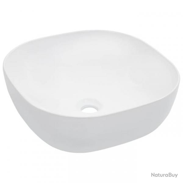 Lavabo 42,5x42,5x14,5 cm Cramique Blanc alsavelo