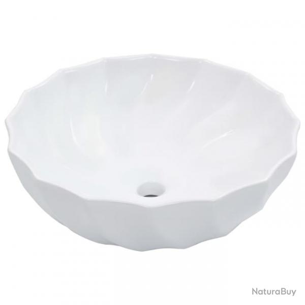 Lavabo 46x17 cm Cramique Blanc alsavelo