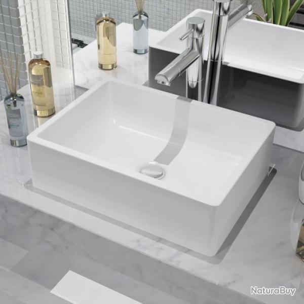 Lavabo Cramique Blanc 41 x 30 x 12 cm alsavelo