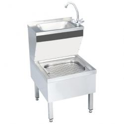 Lavabo commercial de lavage des mains avec robinet Inox alsavelo