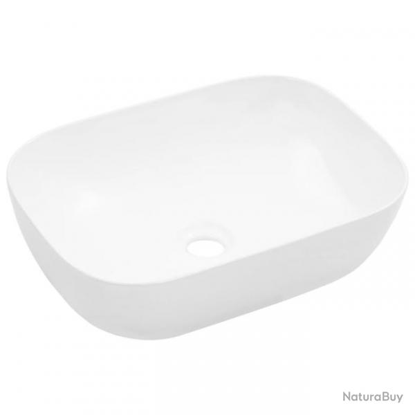 Lavabo 45,5x32x13 cm Cramique Blanc