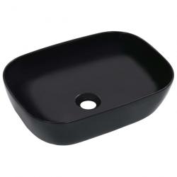 Lavabo 45,5x32x13 cm Céramique Noir alsavelo