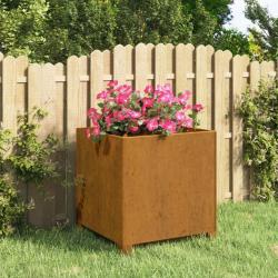 Jardinière avec pieds Rouillé 42x40x43 cm Acier corten alsavelo