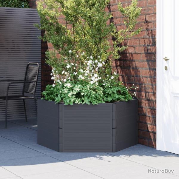 Jardinire anthracite PP alsavelo
