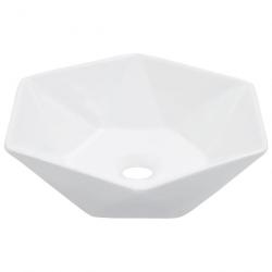 Lavabo 41x36,5x12 cm Céramique Blanc alsavelo