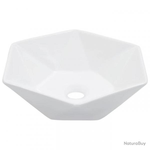 Lavabo 41x36,5x12 cm Cramique Blanc alsavelo