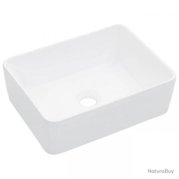 Lavabo 40x30x13 cm Cramique Blanc alsavelo